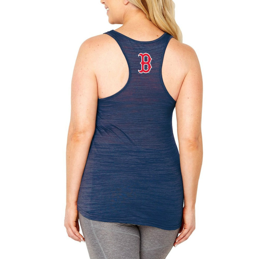 Boston Red Sox Soft as a Grape Women's Plus Size Swing for the Fences Racerback Tank Top - MLB Tanks