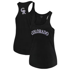 Colorado Rockies Soft as a Grape Women's Plus Size Swing for the Fences Racerback Tank Top - MLB Tanks
