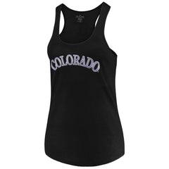 Colorado Rockies Soft as a Grape Women's Plus Size Swing for the Fences Racerback Tank Top - MLB Tanks