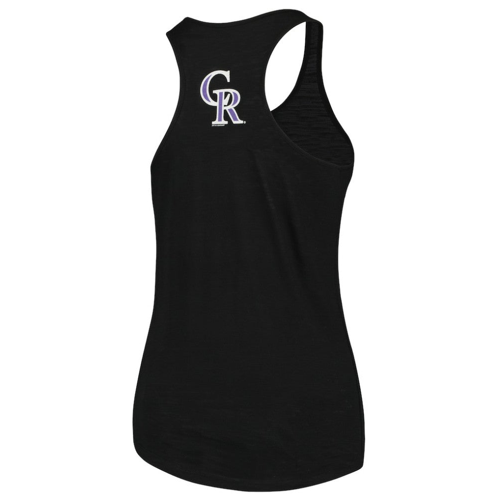 Colorado Rockies Soft as a Grape Women's Plus Size Swing for the Fences Racerback Tank Top - MLB Tanks