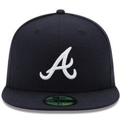 Atlanta Braves New Era Road Authentic Collection On-Field 59FIFTY Fitted Hat - MLB Hats