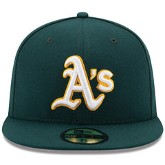 Athletics New Era Road Authentic Collection On Field 59FIFTY Performance Fitted Hat - MLB Hats