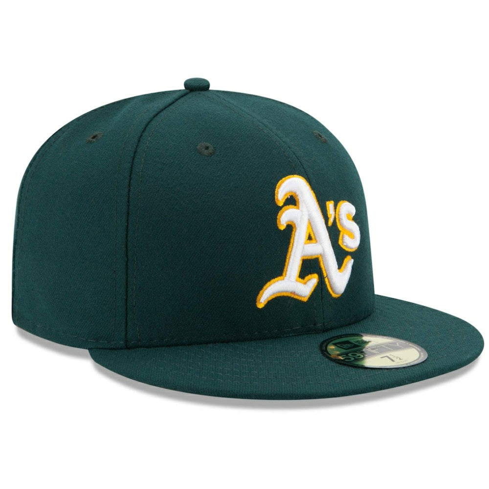 Athletics New Era Road Authentic Collection On Field 59FIFTY Performance Fitted Hat - MLB Hats