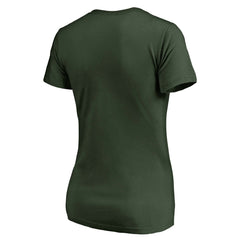 Green Milwaukee Bucks Women's Mantra V-Neck T-Shirt | NBA