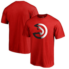 Red Atlanta Hawks Gradient Logo T-Shirt | NBA