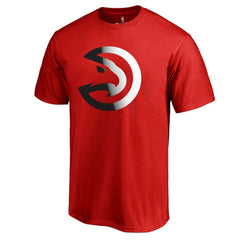 Red Atlanta Hawks Gradient Logo T-Shirt | NBA