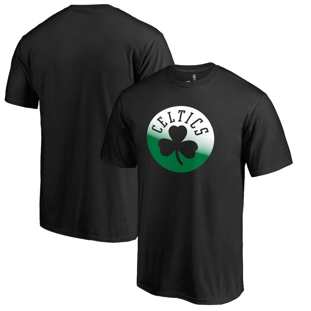Black Boston Celtics Gradient Logo T-Shirt | NBA