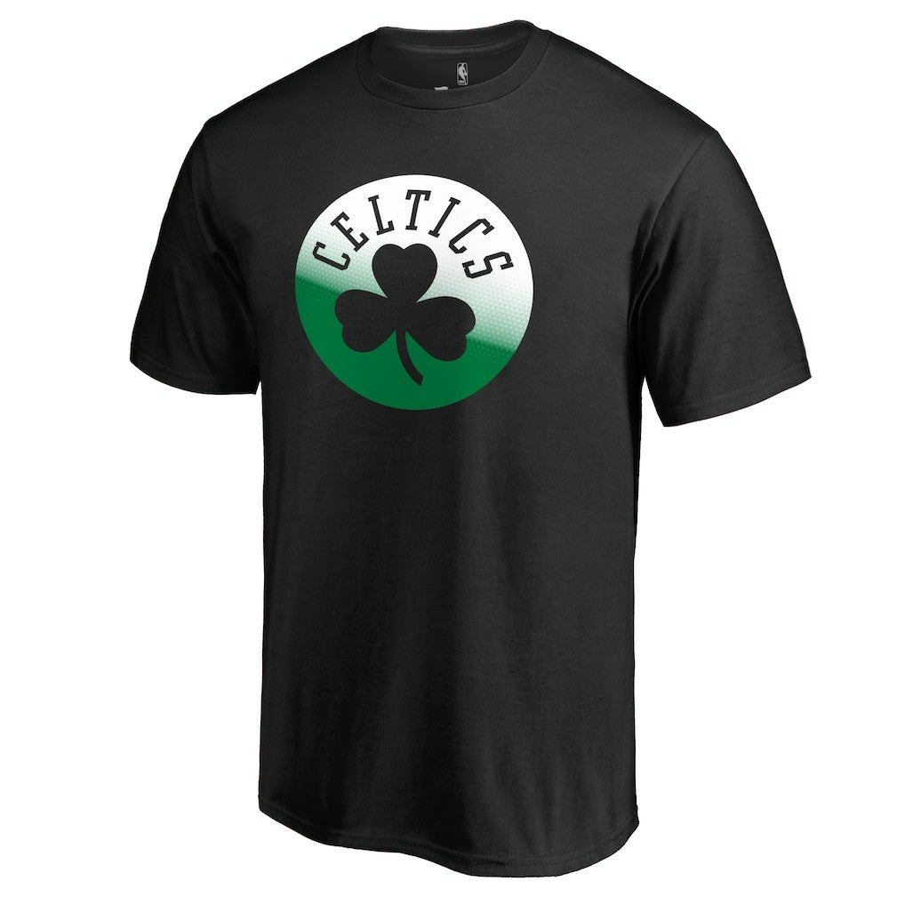 Black Boston Celtics Gradient Logo T-Shirt | NBA