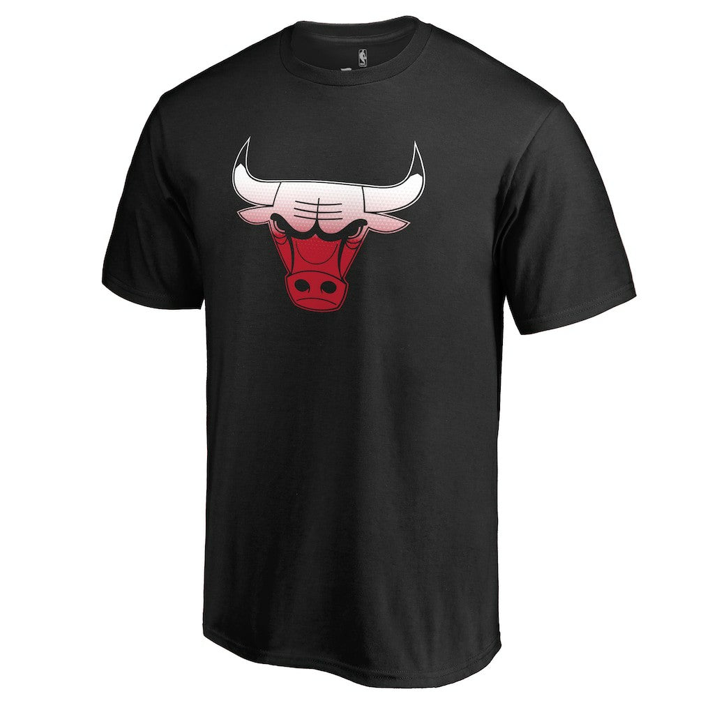 Black Chicago Bulls Gradient Logo T-Shirt sale | NBA