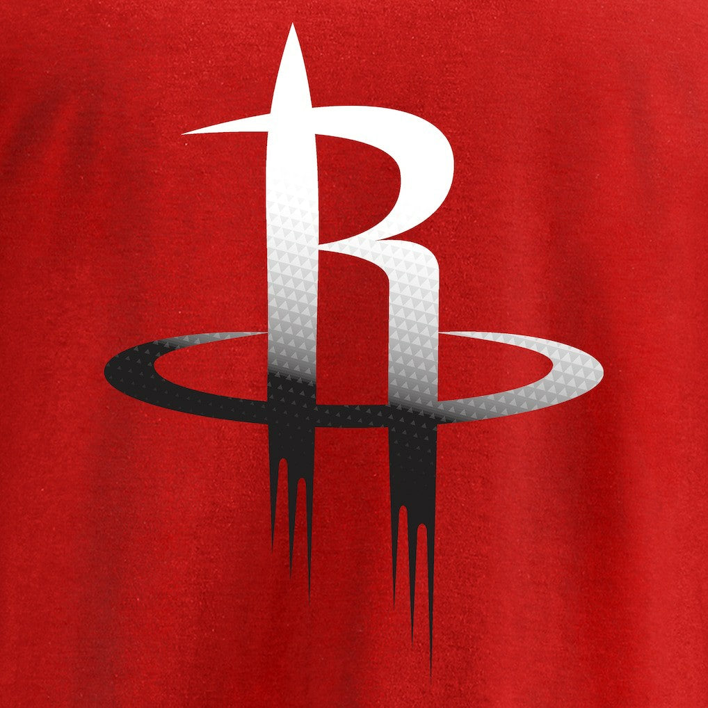 Red Houston Rockets Gradient Logo T-Shirt | NBA