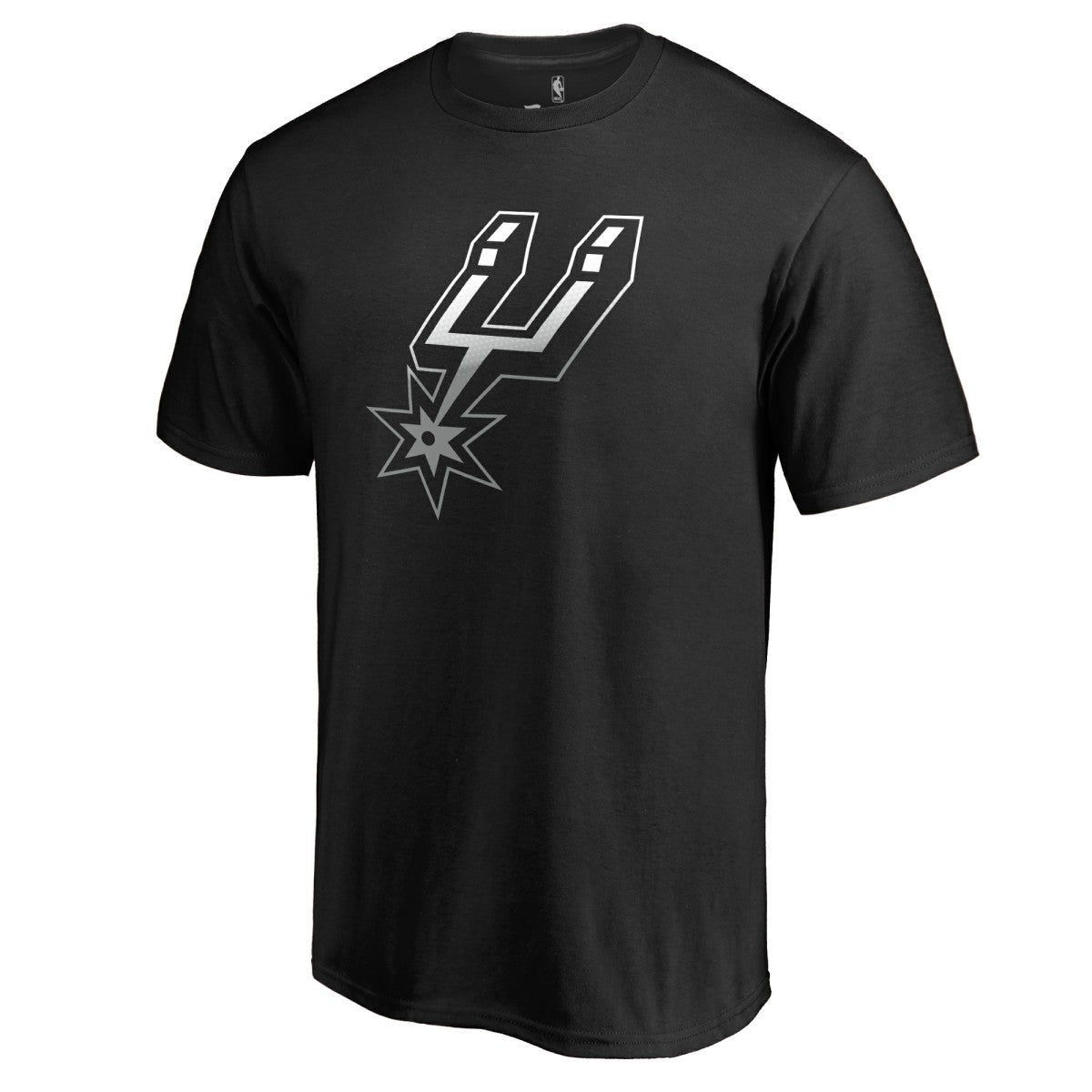 Black San Antonio Spurs Gradient Logo T-Shirt | NBA