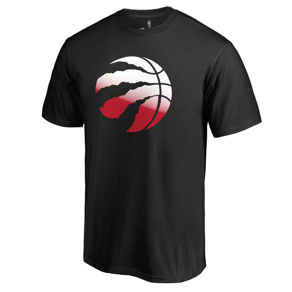 Black Toronto Raptors Gradient Logo T-Shirt | NBA