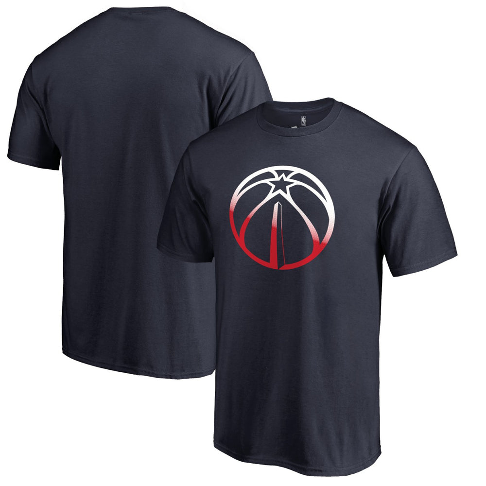 Navy Washington Wizards Gradient Logo T-Shirt | NBA