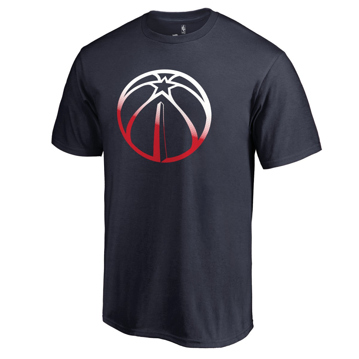 Navy Washington Wizards Gradient Logo T-Shirt | NBA