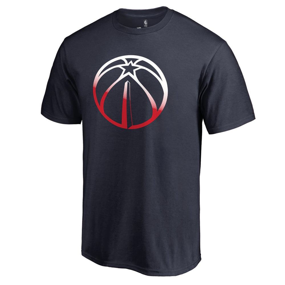Navy Washington Wizards Gradient Logo T-Shirt | NBA