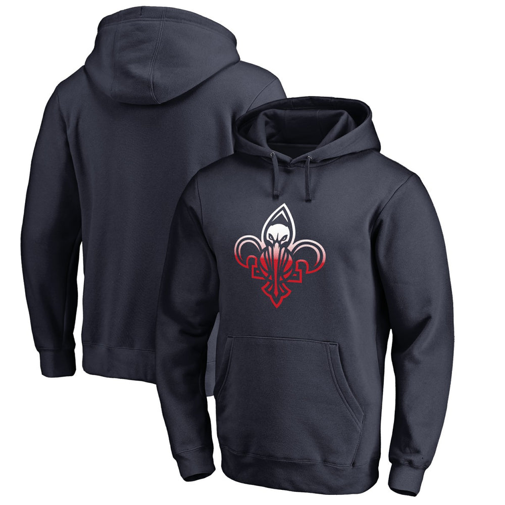 Navy New Orleans Pelicans Gradient Logo Pullover Hoodie | NBA