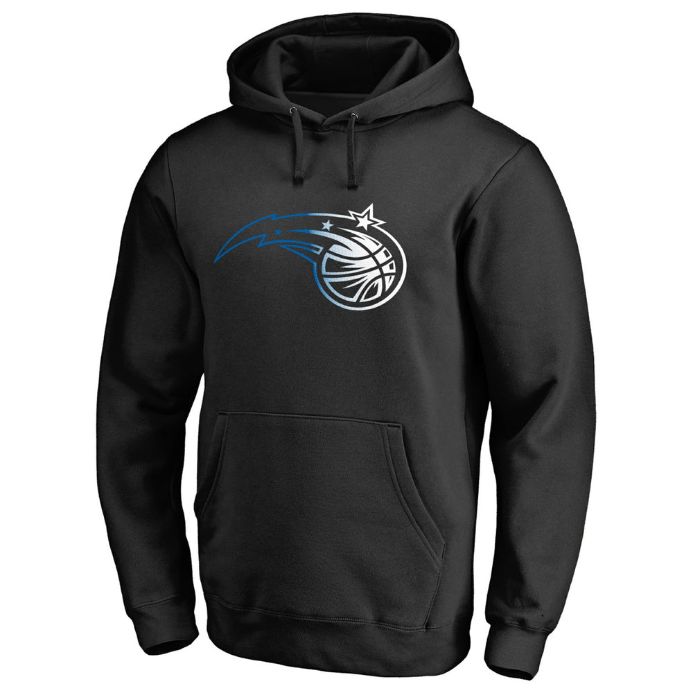 Black Orlando Magic Gradient Logo Pullover Hoodie | NBA