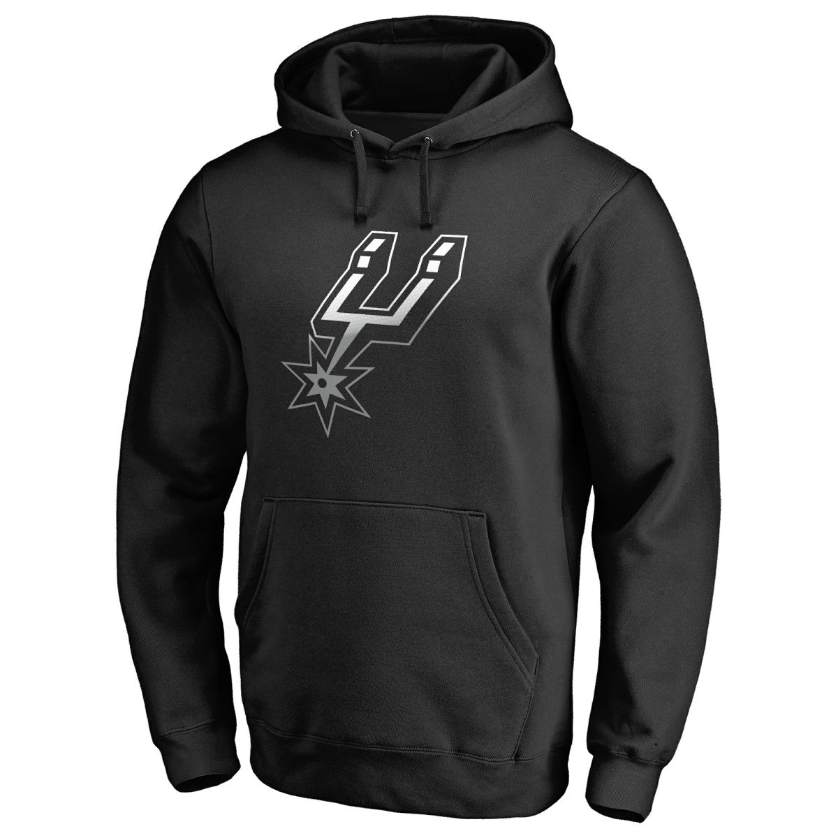 Black San Antonio Spurs Gradient Logo Pullover Hoodie | NBA