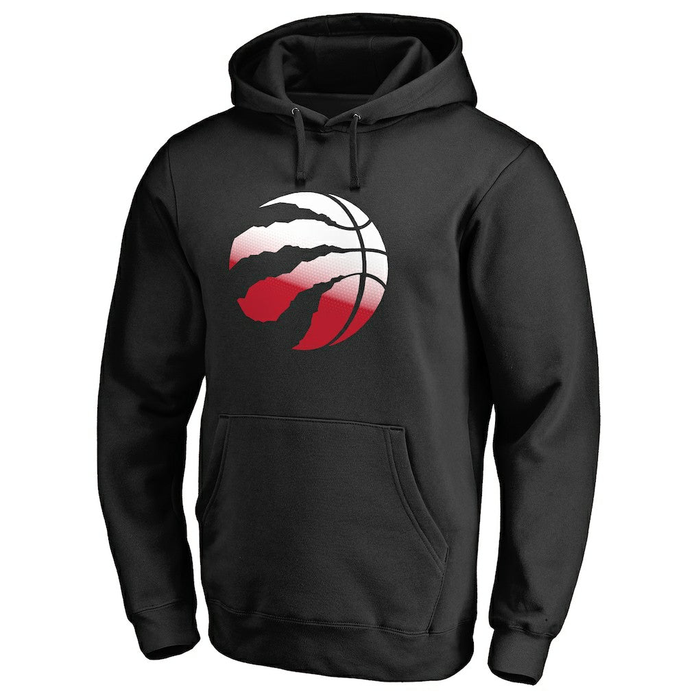 Black Toronto Raptors Gradient Logo Pullover Hoodie | NBA