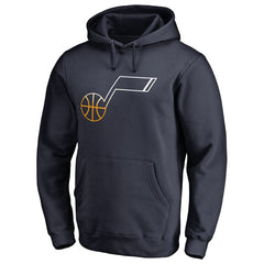 Navy Utah Jazz Gradient Logo Pullover Hoodie | NBA