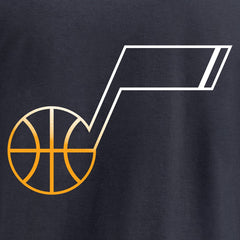Navy Utah Jazz Gradient Logo Pullover Hoodie | NBA