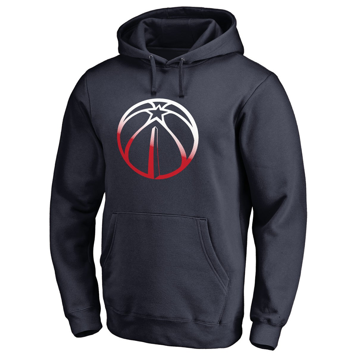 Navy Washington Wizards Gradient Logo Pullover Hoodie | NBA