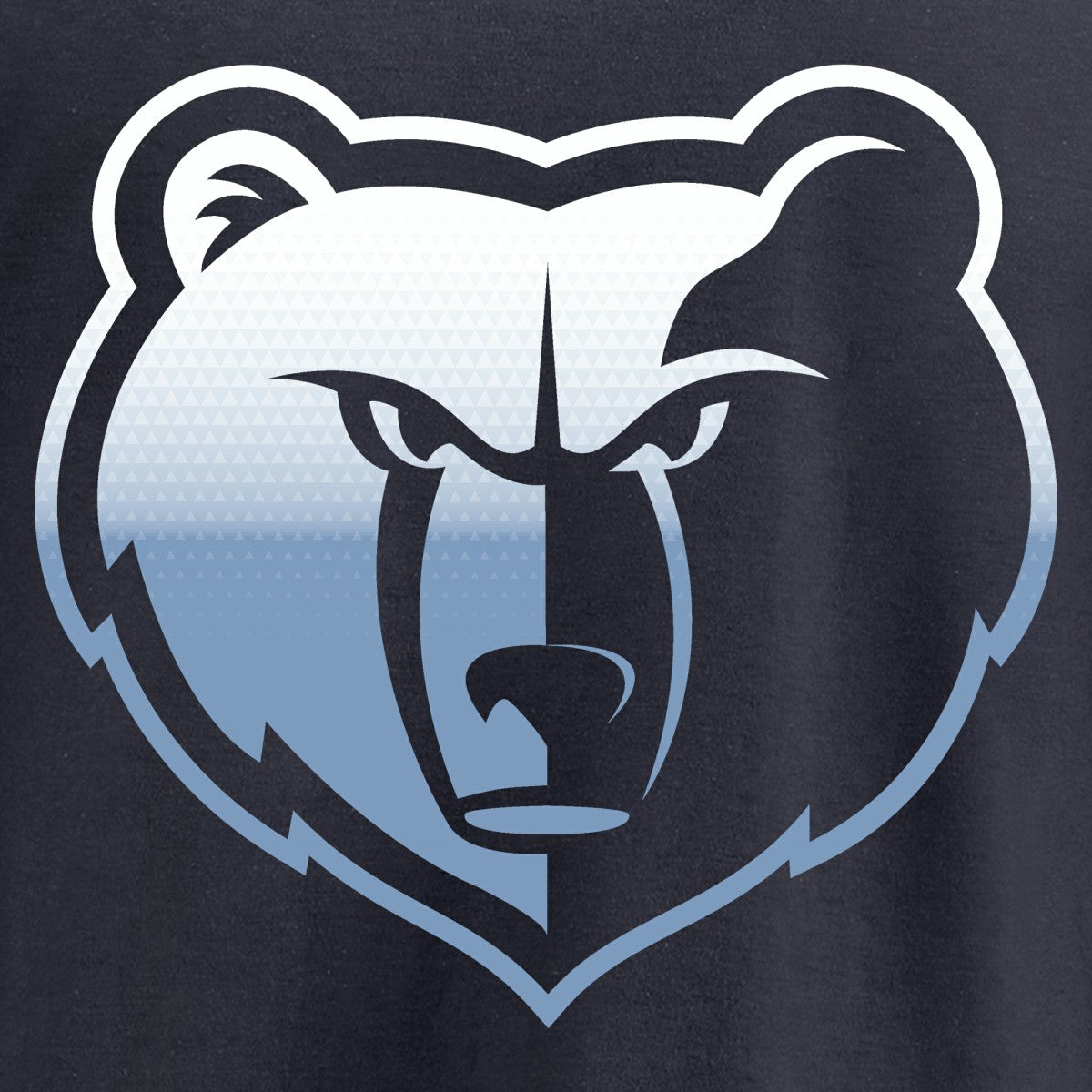 Navy Memphis Grizzlies Gradient Logo Long Sleeve T-Shirt | NBA