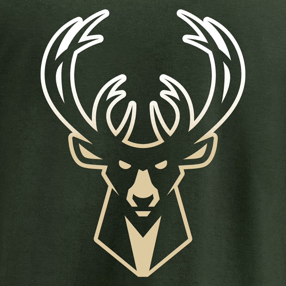 Green Milwaukee Bucks Gradient Logo Long Sleeve T-Shirt | NBA
