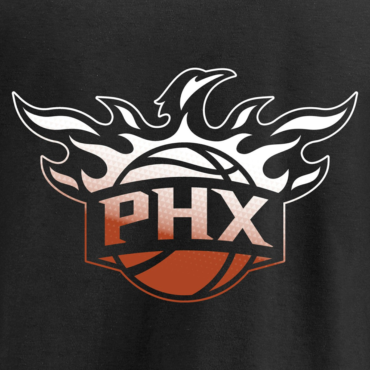 Black Phoenix Suns Gradient Logo Long Sleeve T-Shirt | NBA
