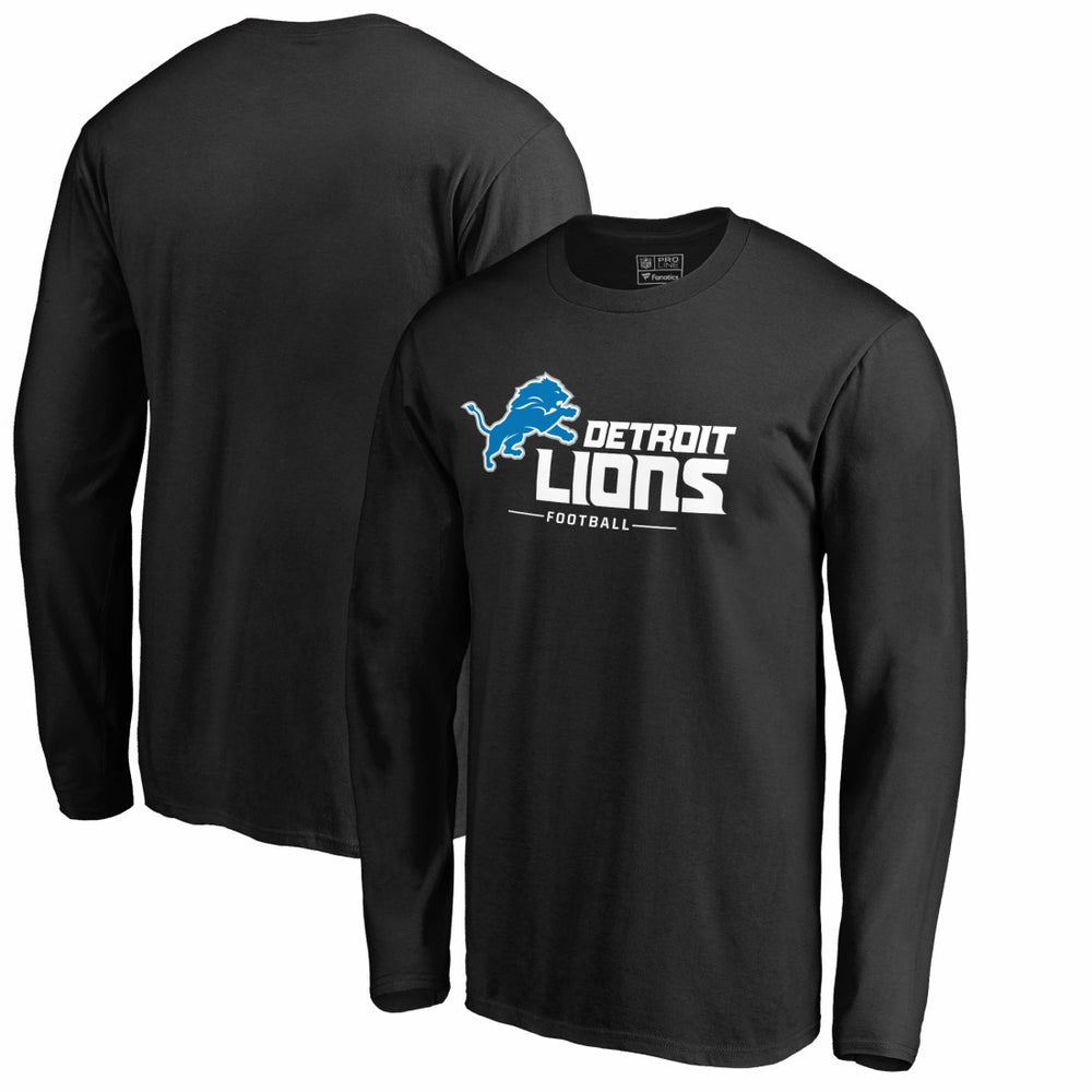 Detroit Lions Team Lockup II Long Sleeve T-Shirt | NFL On sale