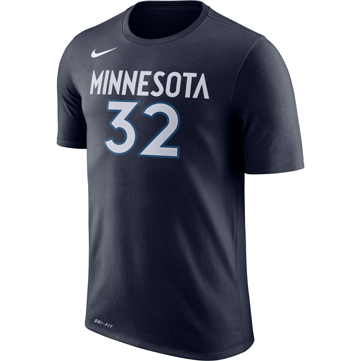 Blue Karl-Anthony Towns Minnesota Timberwolves Name & Number Performance T-Shirt | NBA