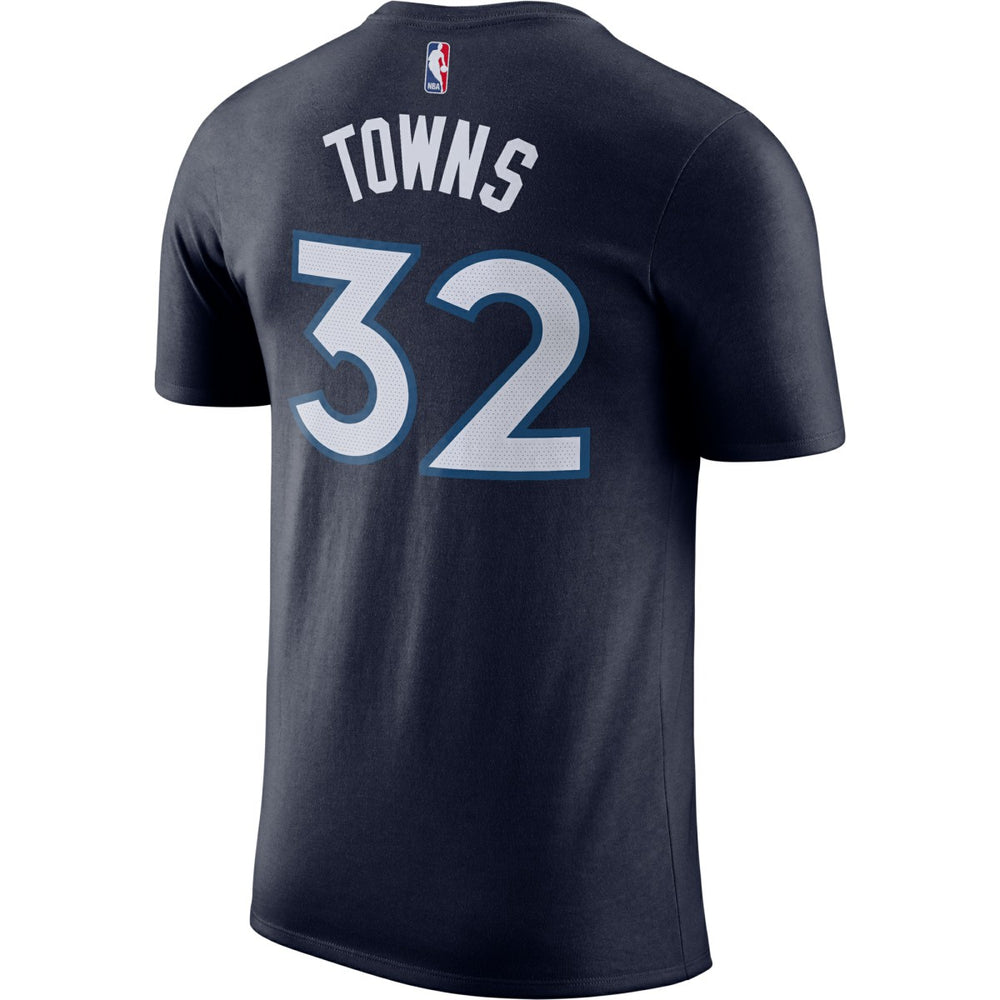 Blue Karl-Anthony Towns Minnesota Timberwolves Name & Number Performance T-Shirt | NBA