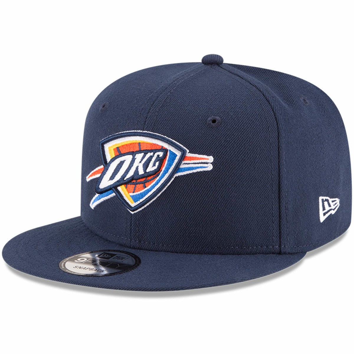 Navy Oklahoma City Thunder Team Color 9FIFTY Snapback Hat | NBA