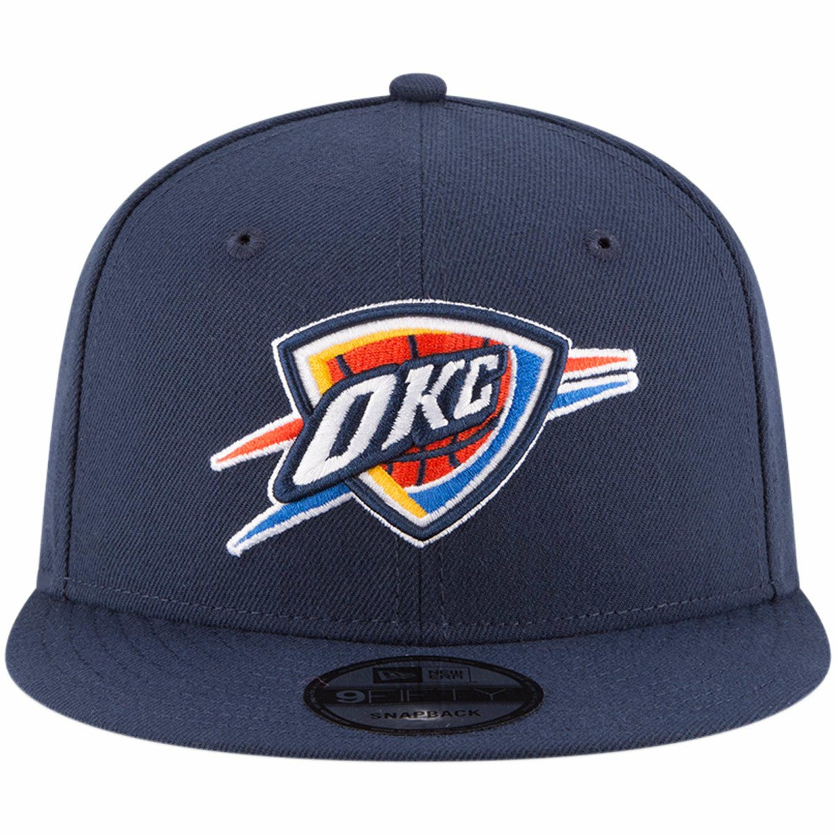 Navy Oklahoma City Thunder Team Color 9FIFTY Snapback Hat | NBA