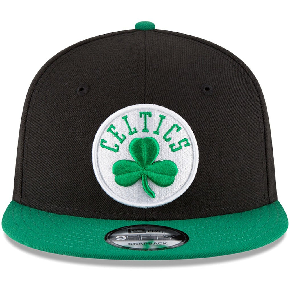 Black/Kelly Green Boston Celtics 2-Tone 9FIFTY Adjustable Snapback Hat | NBA