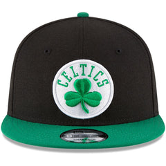 Black/Kelly Green Boston Celtics 2-Tone 9FIFTY Adjustable Snapback Hat | NBA