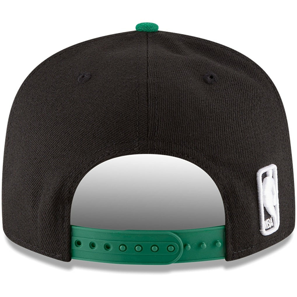 Black/Kelly Green Boston Celtics 2-Tone 9FIFTY Adjustable Snapback Hat | NBA