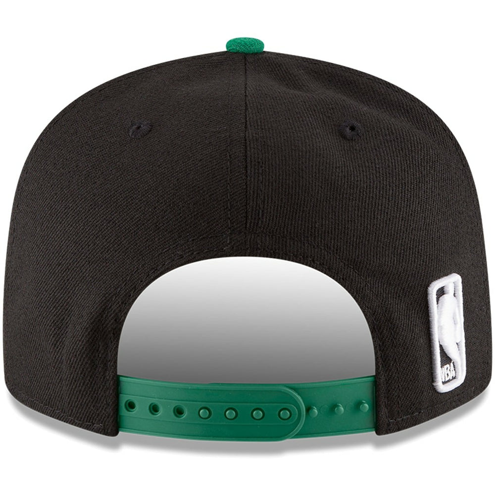 Black/Kelly Green Boston Celtics 2-Tone 9FIFTY Adjustable Snapback Hat | NBA