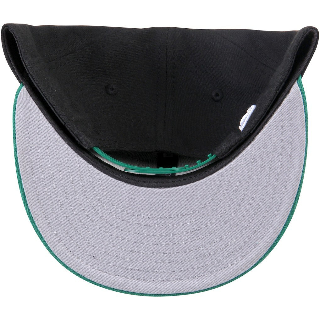 Black/Kelly Green Boston Celtics 2-Tone 9FIFTY Adjustable Snapback Hat | NBA