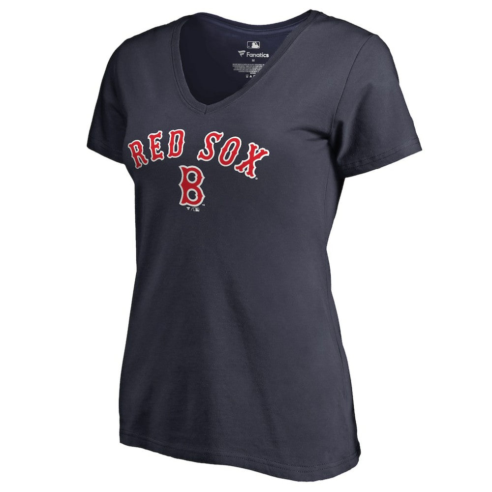 Boston Red Sox Women's Core Wahconah V-Neck T-Shirt - MLB T-shirts