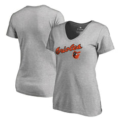 Baltimore Orioles Women's Core Wahconah V-Neck T-Shirt - MLB T-shirts