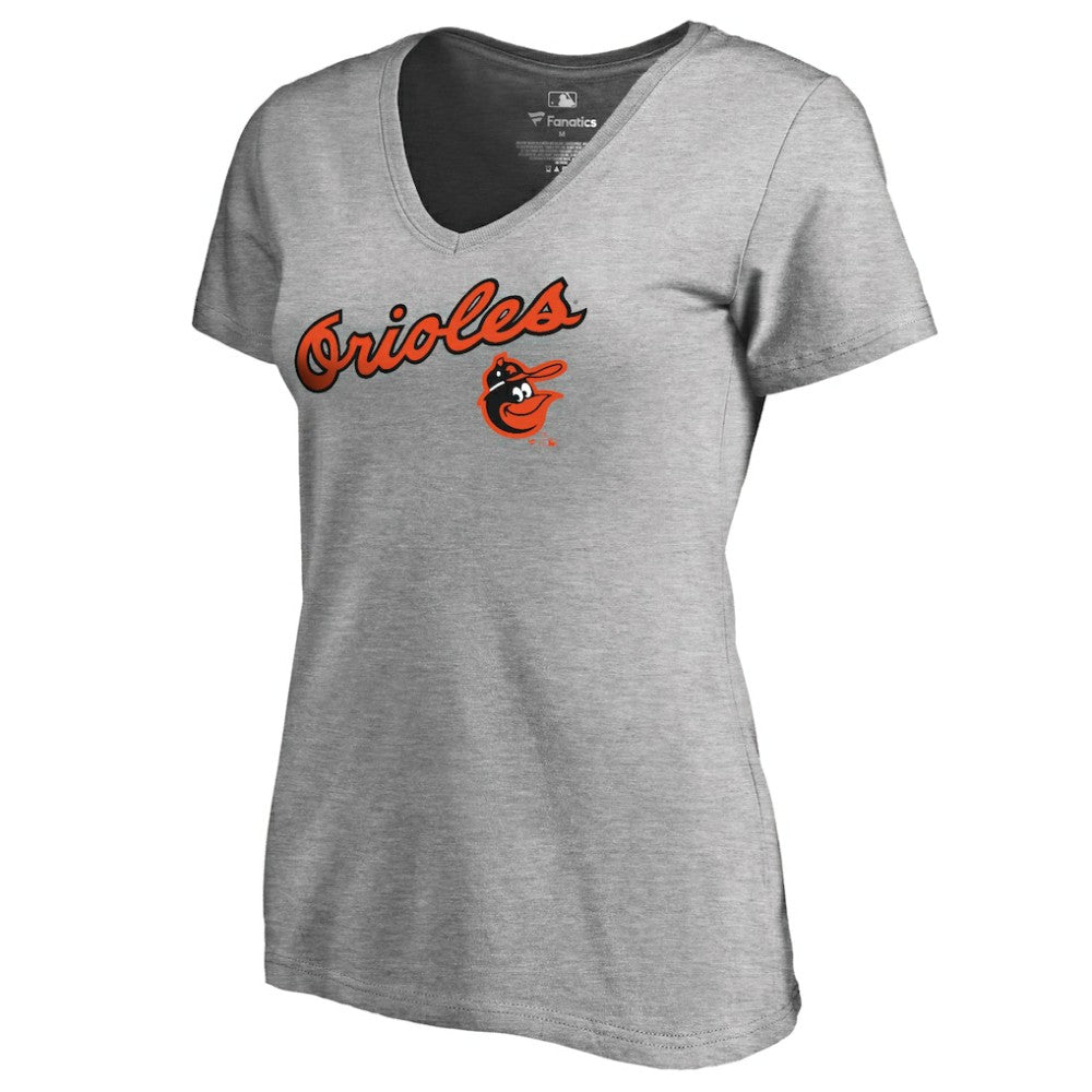 Baltimore Orioles Women's Core Wahconah V-Neck T-Shirt - MLB T-shirts