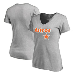 Houston Astros Women's Core Wahconah V-Neck T-Shirt - MLB T-shirts