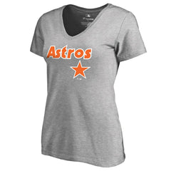 Houston Astros Women's Core Wahconah V-Neck T-Shirt - MLB T-shirts