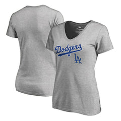 Los Angeles Dodgers Women's Core Wahconah V-Neck T-Shirt - MLB T-shirts