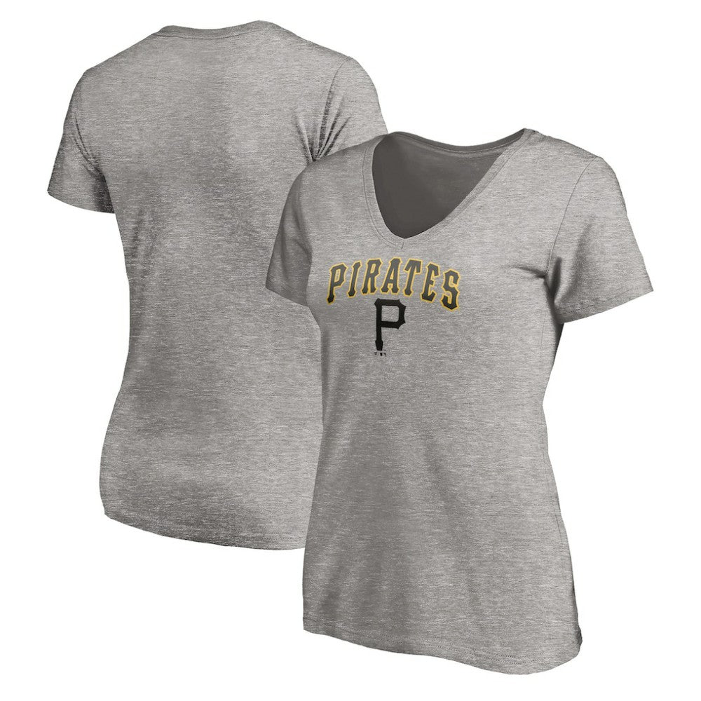 Pittsburgh Pirates Women's Core Wahconah V-Neck T-Shirt - MLB T-shirts
