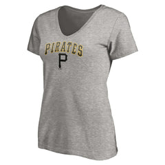 Pittsburgh Pirates Women's Core Wahconah V-Neck T-Shirt - MLB T-shirts
