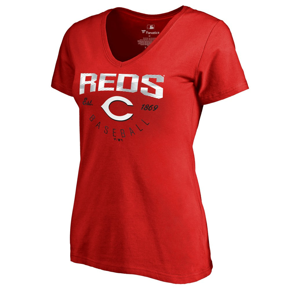 Cincinnati Reds Women's Live For It T-Shirt - MLB T-shirts