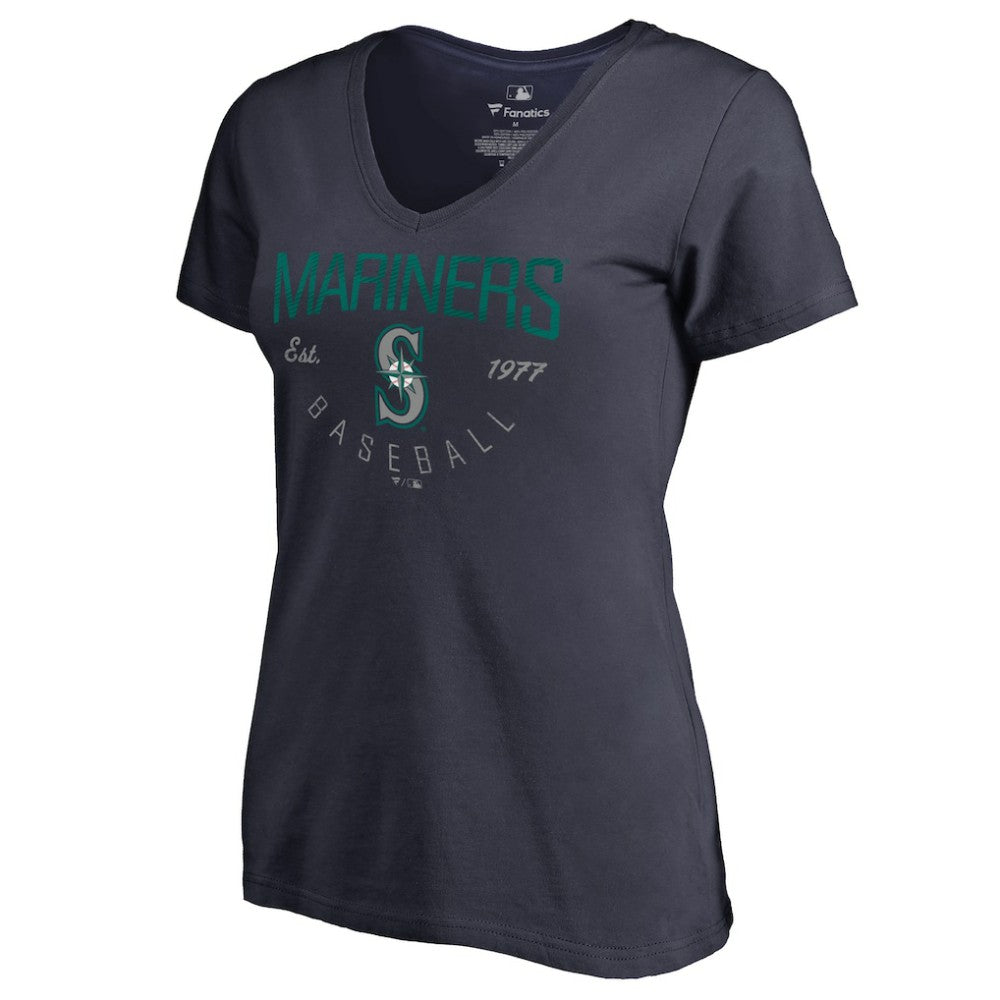 Seattle Mariners Women's Live For It V-Neck T-Shirt - MLB T-shirts