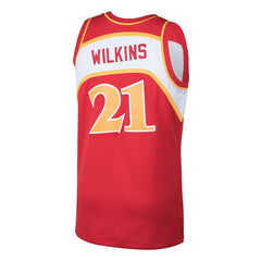 Red Dominique Wilkins Atlanta Hawks 1986/87 Hardwood Classics Swingman Jersey | NBA